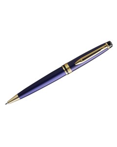 Ручка шариковая Expert Blue Lacquer GT черная 1 0мм подарочная упаковка Waterman