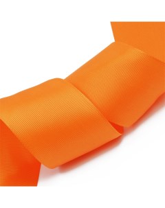 Лента репсовая в рубчик 50 мм x 27 42 метра цвет 751 ярко оранжевый Ideal