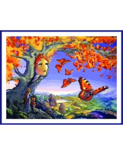 Картина по номерам Осенние фантазии Color kit