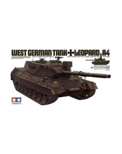 Сборная модель 35112 1 35 Западно германский танк Leopard А4 с 1 фигурой командира Tamiya