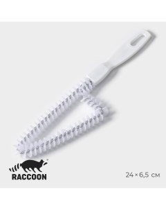 Щетка для чистки посуды и решеток гриль треугольник 24 6 5х1 5 см цвет белый Raccoon