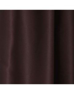 Портьера Микроблэкаут размер 200х270см без подгиба на шторной ленте венге Мона лиза