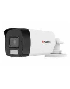 Видеокамера DS T220A 6mm 2Мп уличная цилиндрическая HD TVI с гибридной подсветкой EXIR LED до 40м и  Hiwatch