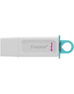 Накопитель USB 3 2 64GB KC U2G64 5R DataTraveler Exodia белый бирюзовый Kingston