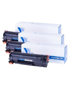 Картридж для лазерного принтера Nv Print NV 725 SET3 3шт NV 725 SET3 3шт Nv print