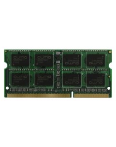 Оперативная память Qumo DDR3 SO DIMM 8GB QUM3S 8G1600C11L PC3 12800 1600M DDR3 SO DIMM 8GB QUM3S 8G1