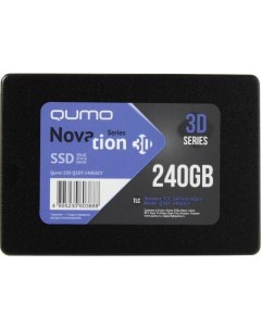 SSD накопитель Qumo 240GB Novation Q3DT 240GSCY 240GB Novation Q3DT 240GSCY