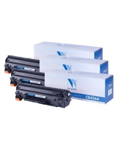 Картридж для лазерного принтера Nv Print NV CB436A SET3 NV CB436A SET3 Nv print