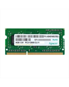 Оперативная память Apacer DDR3 SODIMM 4GB DS 04G2K KAM PC3 12800 1600MHz DDR3 SODIMM 4GB DS 04G2K KA