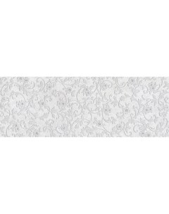 Плитка настенная Aliza Art White 25x70 см 1 23 м матовая цвет бежевый цветы Keraben