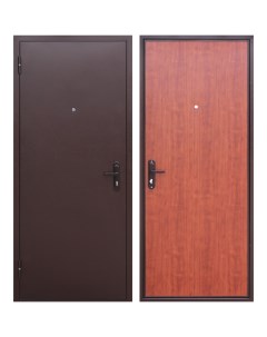 Дверь входная металлическая Стройгост 5 960 мм левая цвет рустикальный дуб Без бренда