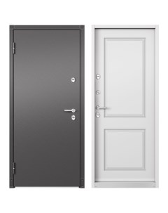 Дверь входная металлическая Термо Австралия эмаль 880 мм левая цвет белый Torex
