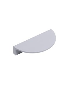 Ручка полукруг мебельная 95x20 мм цвет серебро Inspire