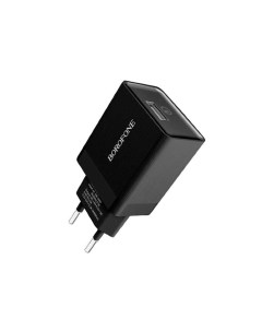 Зарядное устройство BA17A USB 3 0A QC3 0 Black 6957531095521 Borofone