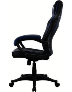 Кресло игровое AС40C AIR черный синий сиденье черный синий полиуретан крестов Aerocool