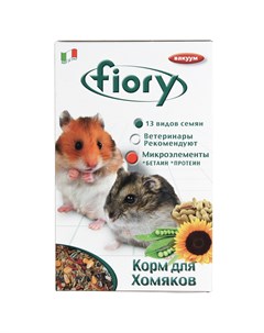 Criceti корм для хомяков Злаковое ассорти 850 г Fiory