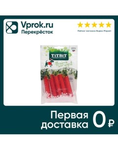 Лакомство для собак TiTBiT Red snack Мармеладные палочки 100г Rubis