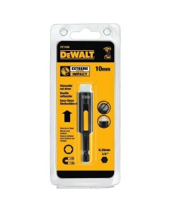 Торцевой ключ IMPACT DT7440 10 мм магнитный Easy Clean Dewalt