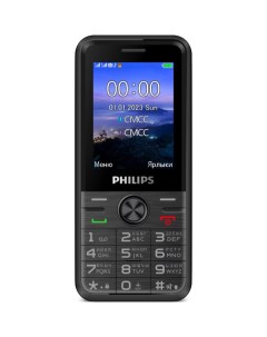 Телефон Philips Xenium E6500 Black