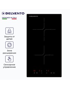 Встраиваемая варочная панель электрическая V30D28S100 черный Delvento