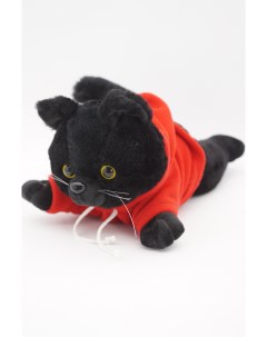 Мягкая игрушка котенок в красной толстовке 32 см 0823825 16 черный Unaky soft toy