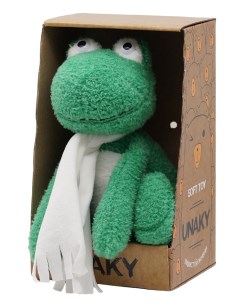 Мягкая игрушка Лягушка 20 24 см 0973520 25K зеленый Unaky soft toy