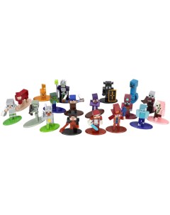 Набор Фигурок Nano Metalfigs Minecraft Badger Wave 7 18 Pack 33424 Jada toys