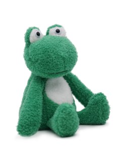 Мягкая игрушка лягушка Синдерелла 20 см 0973520 зеленый белый Unaky soft toy