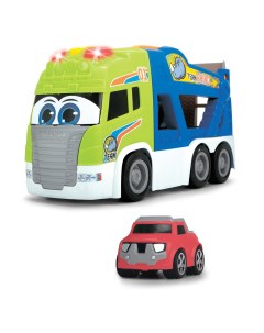 Набор Транспортер машинка и платформа для выгрузки машинки Happy Scania 42 см Dickie toys