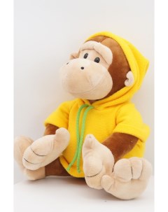 Мягкая игрушка Обезьянка Леся 23 28 см коричневый белый желтый Unaky soft toy