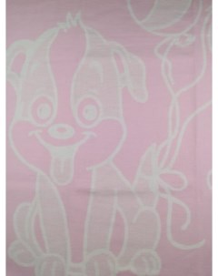 Одеяло Хлопок100 Cобачка розовая 100x140 Nobrand