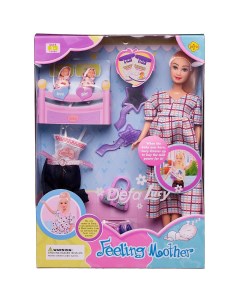 Игровой набор Кукла Lucy Мама с игровыми предметами 29 Defa