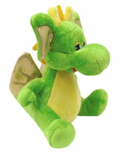 Мягкая игрушка дракон Горыныч 20 23 см 0965417 зеленый Unaky soft toy