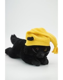 Мягкая игрушка Котенок в желтом колпачке 32 см 0823825 29 черный Unaky soft toy
