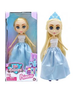 Кукла Little Bebops Princess Голубое платье Happyline