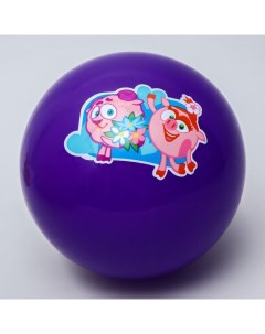 Мяч детский Нюша и Бараш диаметр 22 см 60 г цвета МИКС Смешарики