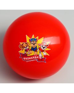 Мяч детский Команда диаметр 16 см 50 г цвета МИКС Paw patrol