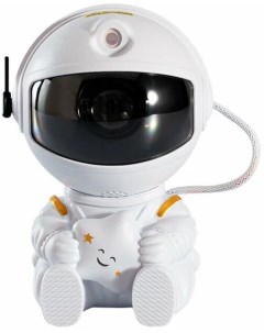 Ночник проектор звездного неба космонавт сидячий астронавт для комнаты Nobrand