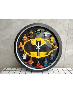 Часы настенные batman в стиле lego Nobrand