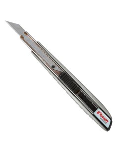 Нож универсальный 9 мм фиксатор дляправш левш алюминиевый корпус Комус