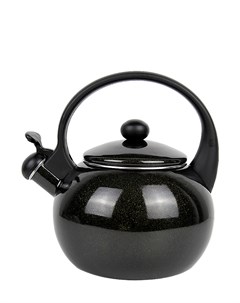 Чайник 2 2 л эмалированный со свистком KM 1038A с черной бакелитовой ручкой 1038 Kamille