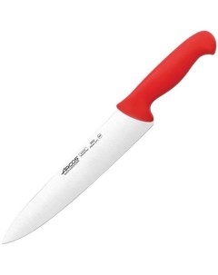Нож поварской 2900 L 38 7 25 см красный 292222 Arcos