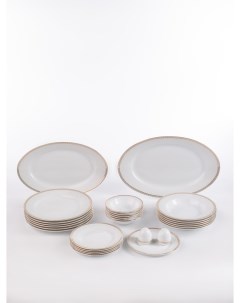 Сервиз столовый Italia F Riva Gold 0731 28 Zarin iran porcelain industries co. pjs