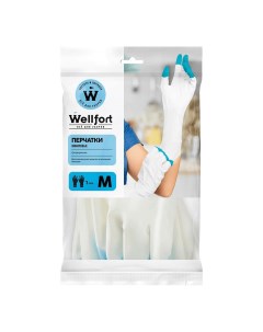 Перчатки хозяйственные с дополнительной защитой 1 пара в ассортименте Wellfort