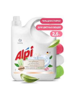 Средство для стирки Alpi Color gel концентрированное жидкое 2 5 л Grass