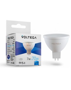 Лампа светодиодная Simple GU5 3 7Вт 4000K 7059 Voltega