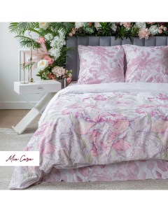 Комплект постельного белья 2 x спальный перкаль Царство пионов Mia cara