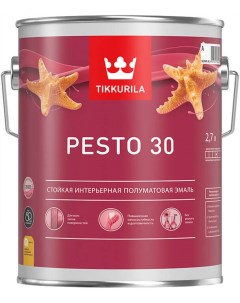 Pesto 10 base A эмаль по металлу и дереву матовая 2 7л Tikkurila