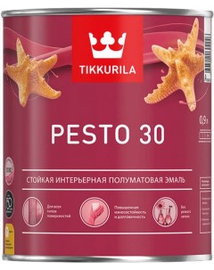 Pesto 10 base A эмаль по металлу и дереву матовая 0 9л Tikkurila