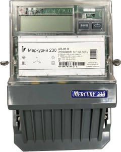 Счетчик электроэнергии Меркурий 230 AR 03 R трехфазный однотарифный Инкотекс